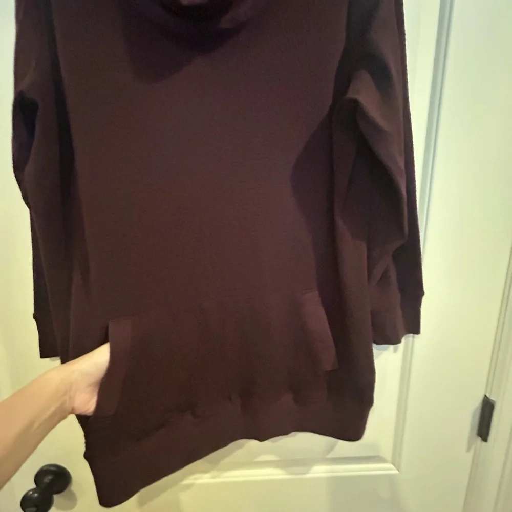 French Laundry Cowl Neck Sweater - Burgundy - Picture 2 of 6